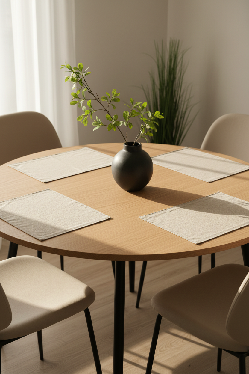 Dining Table - Round Oak