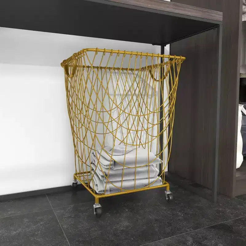 Iron Storage Cart Gold - Olivia & May