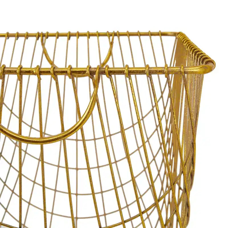 Iron Storage Cart Gold - Olivia & May