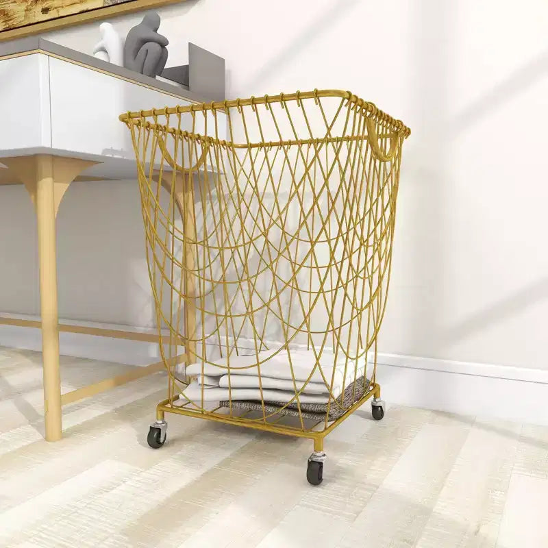 Iron Storage Cart Gold - Olivia & May