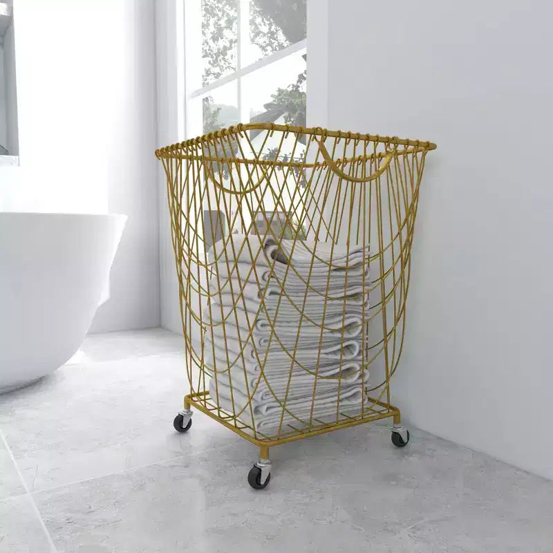 Iron Storage Cart Gold - Olivia & May