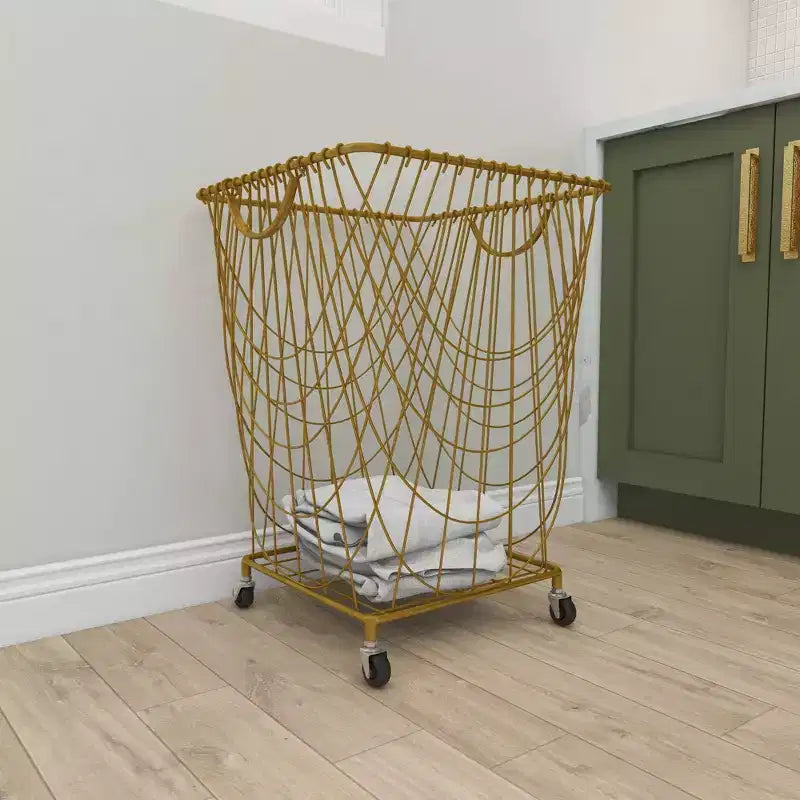 Iron Storage Cart Gold - Olivia & May