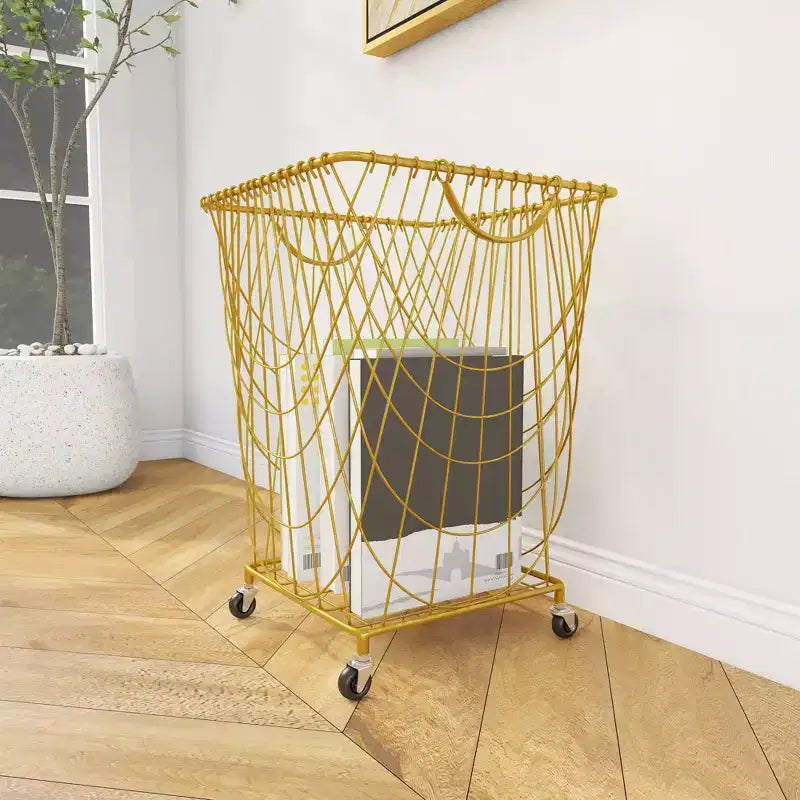 Iron Storage Cart Gold - Olivia & May