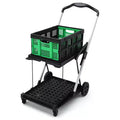 Cart, foldable shopping cart, detachable storage box, multi-purpose mobile storage cart, suitable for home, kitchen, supermarket