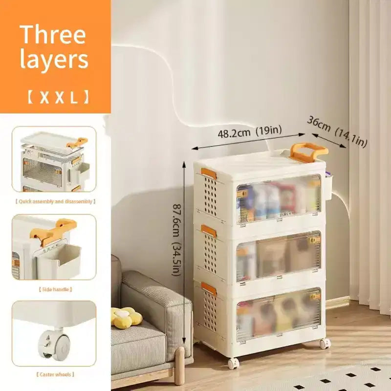 3 PCS Shoe Organizer, Clear Plastic Stackable Shoe Organizer for Closet, Clear Plastic Stackable Shoe Box for Entryway Space Saving Collapsible