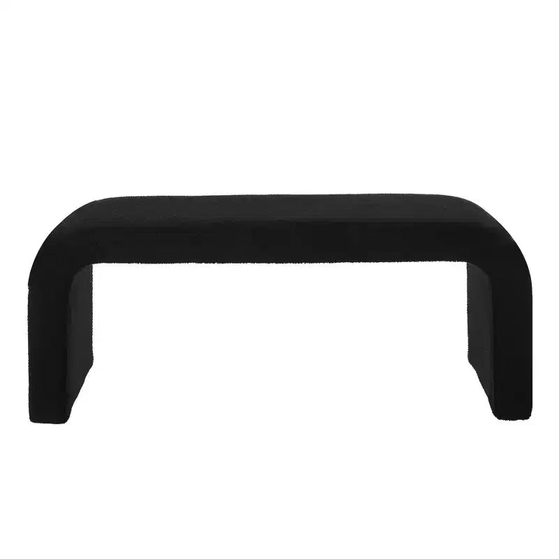 Set of 3 U-Shaped Bench,Sectional Ottoman Bench, Upholstered Ottoman Footrest Stool