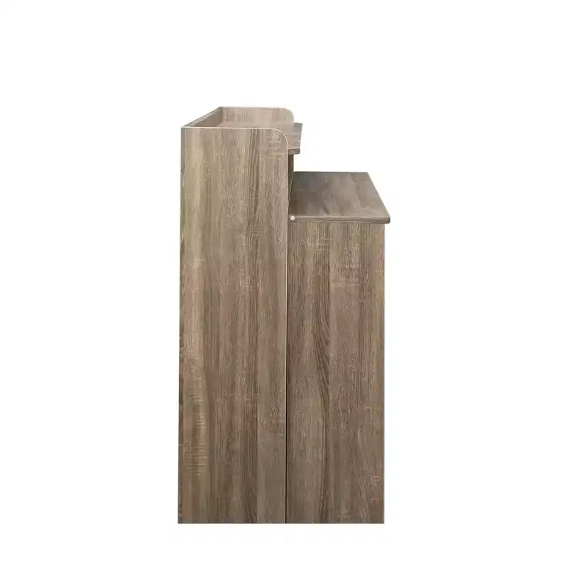 Modern Extendable Dining Table with Storage, Versatile Space Saving Rectangular Table for Kitchen Dining Room Living Room Small Space, Natural