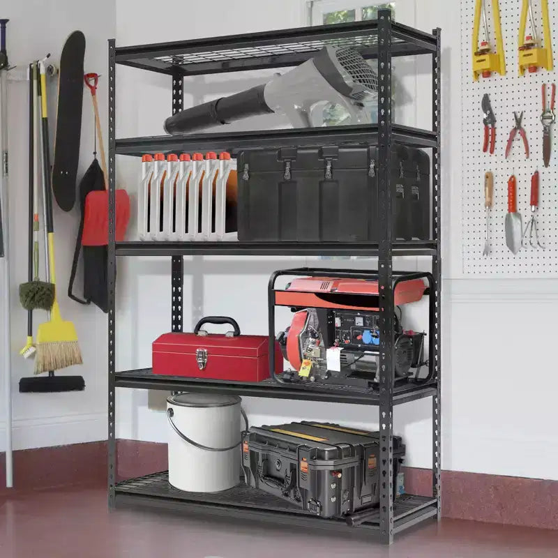 Heavy Duty Garage Shelving Unit 48''L18''W72''H - 2500 LBS Load Capacity Adjustable Metal Storage Shelves, Durable Organizer