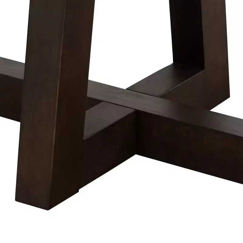Rectangle Elodie Concrete/Oak Coffee Table Dark Gray