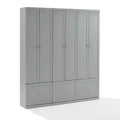 3pc Harper Entryway Set with 3 Pantry Closets Gray - Crosley