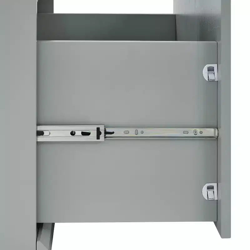 3pc Harper Entryway Set with 3 Pantry Closets Gray