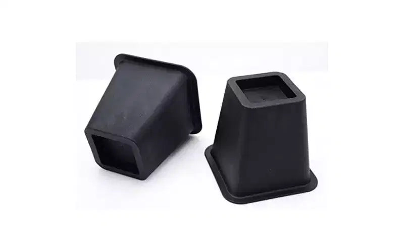 5 to 6-inch Super Quality Bed and Furniture Risers 4-pack in Black